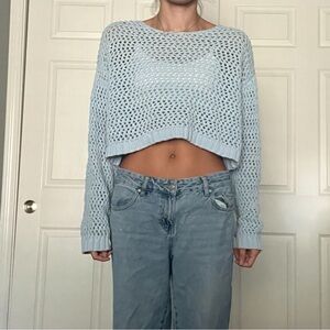 L.A. Hearts Medium Blue Knit Sweater